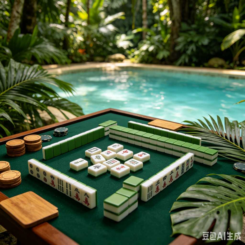 travel mahjong table mat set