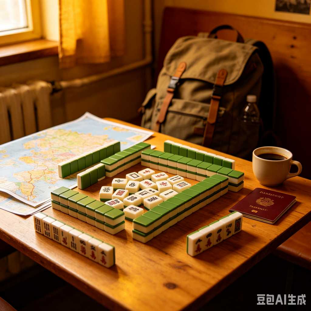 modern oriental mahjong set
