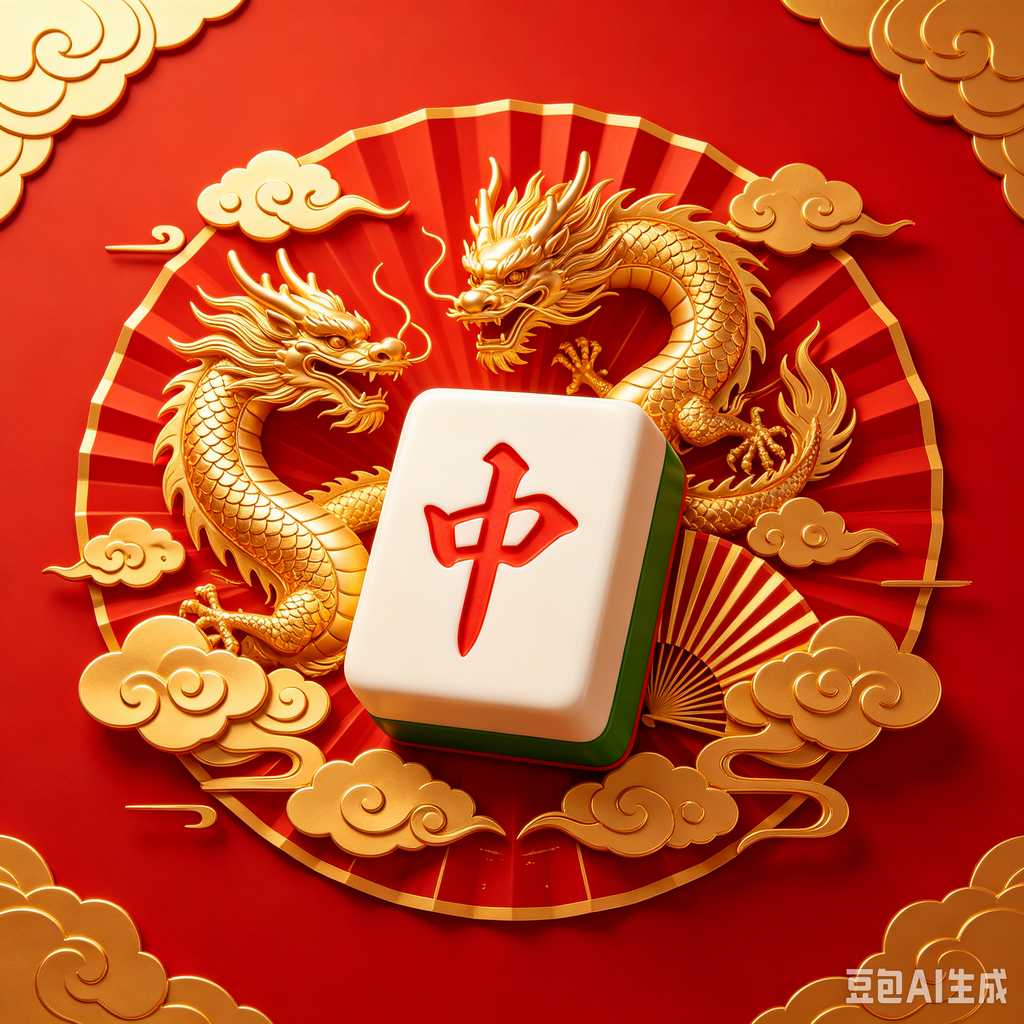saturated color mahjong set print