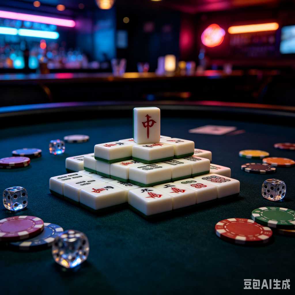 decorative text mahjong set